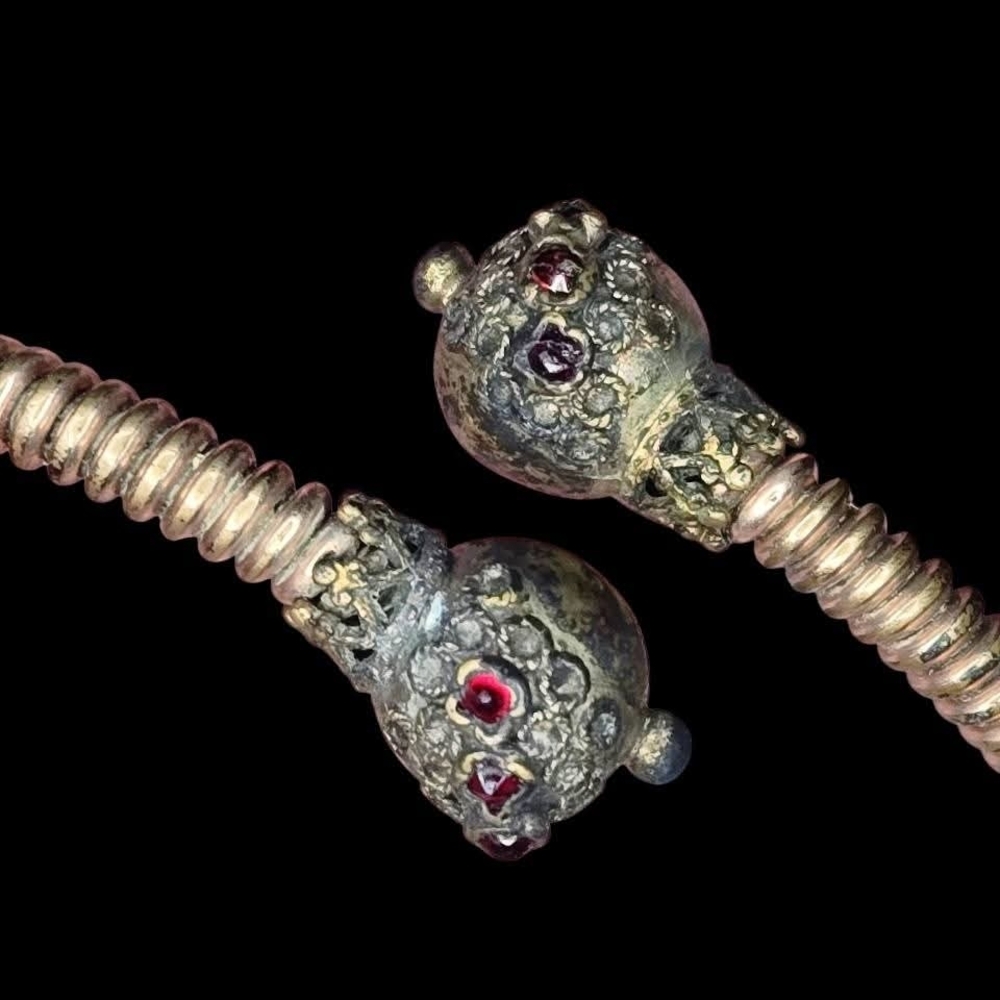 Vintage Tribal Indian Bypass Bangle - Picture 2 of 3